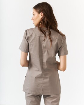 Medical shirt women's Topaz mocco 164-421-705 (6613516) Medical shirt women's Topaz mocco 164-421-705 (6613516) фото 2