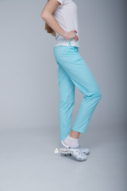 Women's medical trousers "Francesca" cornflower blue (3399113) Women's medical trousers "Francesca" cornflower blue (3399113) фото 11