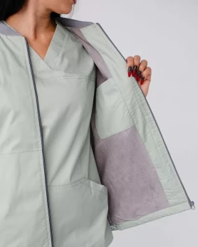 Medical jacket women's Atlanta pistachio 522-396-842 (6637348) Medical jacket women's Atlanta pistachio 522-396-842 (6637348) фото 7