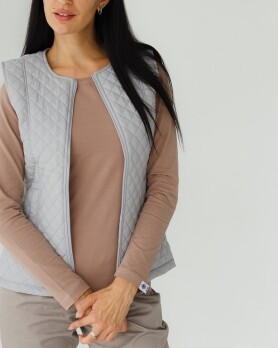 Medical insulated vest women's Geneva gray 366-328-844 (6613199) Medical insulated vest women's Geneva gray 366-328-844 (6613199) фото 7