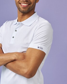 Medical Polo Men's White 148-324-677 (6613747) Medical Polo Men's White 148-324-677 (6613747) фото 4