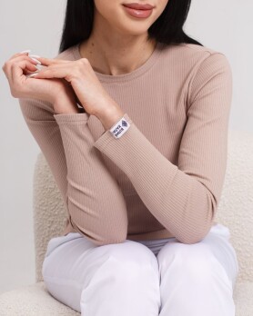 Medical longsleeve in women's mocha welt 392-421-901 (6613459) Medical longsleeve in women's mocha welt 392-421-901 (6613459) фото 4