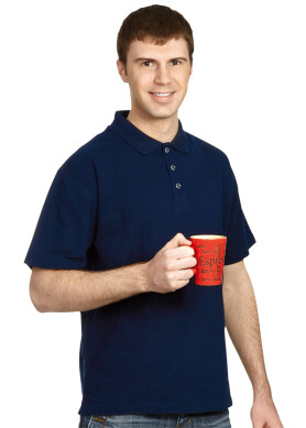 Work shirt Polo "American Style" blue 200 g/m2 (220073) Work shirt Polo "American Style" blue 200 g/m2 (220073) фото 1