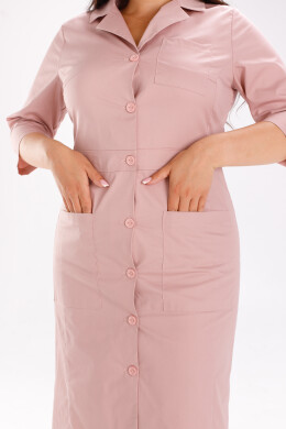 Медицинский халат женский Софи лиловый +SIZE 306-401-677 (6625319) Медицинский халат женский Софи лиловый +SIZE 306-401-677 (6625319) фото 6