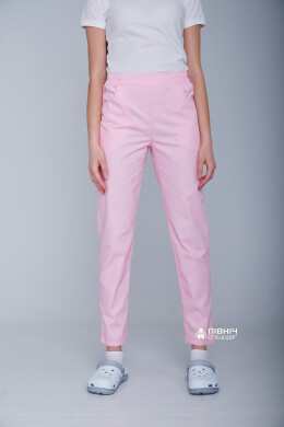 Women's medical trousers "Francesca" pink (3399101) Women's medical trousers "Francesca" pink (3399101) фото 12