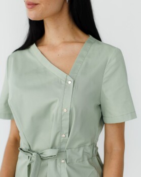 Medical tunic for women Naomi pistachio 151-396-679 (6613960) Medical tunic for women Naomi pistachio 151-396-679 (6613960) фото 4