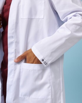Medical coat for men Amsterdam white-gray 154-366-679 / 154-366-755 (6613822) Medical coat for men Amsterdam white-gray 154-366-679 / 154-366-755 (6613822) фото 9