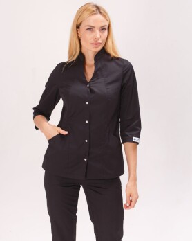 Медицинский костюм женский Элизабет черный 441-321-679 (6613363) Медицинский костюм женский Элизабет черный 441-321-679 (6613363) фото 4