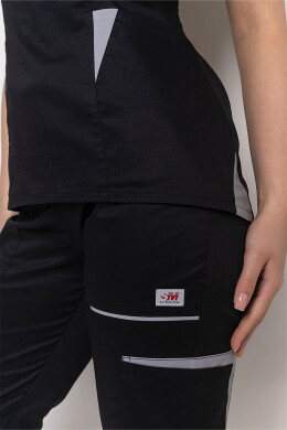 Medical stretch jacket Emelie-stretch. Black (5437007) Medical stretch jacket Emelie-stretch. Black (5437007) фото 6