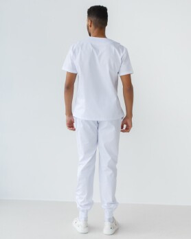 Медицинский костюм мужской Техас белый 136-324-677 (6613694) Медицинский костюм мужской Техас белый 136-324-677 (6613694) фото 2