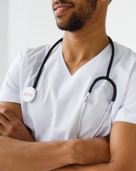 Medical suit for men Milan white 134-324-708 (6613670) Medical suit for men Milan white 134-324-708 (6613670) фото 4