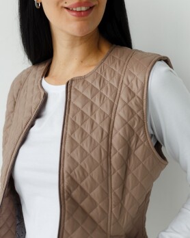 Medical insulated vest women's Geneva dark beige 366-435-844 (6613196 Medical insulated vest women's Geneva dark beige 366-435-844 (6613196 фото 4