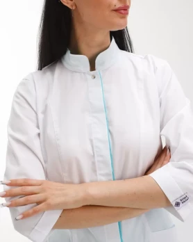 Medical suit for women Sakura white-menthol 124-441-679 (6637839) Medical suit for women Sakura white-menthol 124-441-679 (6637839) фото 5