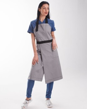 Professional water-repellent apron Florence grey 173-328-909 (6613853) Professional water-repellent apron Florence grey 173-328-909 (6613853) фото 1