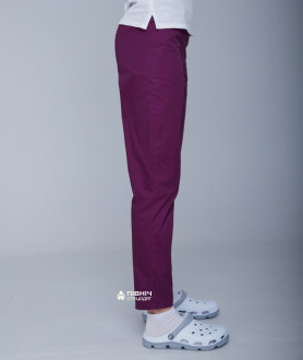Women's medical trousers "Francesca" purple (3399102) Women's medical trousers "Francesca" purple (3399102) фото 12
