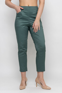 Trousers 7/8 medical, Milana-stretch. Evening forest (5436992) Trousers 7/8 medical, Milana-stretch. Evening forest (5436992) фото 2