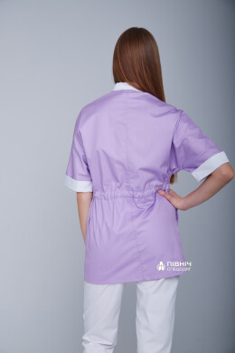 Women's medical blouse "Daria" lilac (3399105) Women's medical blouse "Daria" lilac (3399105) фото 8