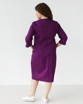 Медицинский халат женский Валери фиолетовый +SIZE 156-335-677 (6625327) Медицинский халат женский Валери фиолетовый +SIZE 156-335-677 (6625327) фото 4