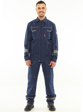Working suit ‘VECTOR’ (dungaree and jacket) blue (16071107) Working suit ‘VECTOR’ (dungaree and jacket) blue (16071107) фото 1