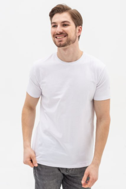 Unisex T-shirt white RAY PREMIUM FIT U0102 (5124152) Unisex T-shirt white RAY PREMIUM FIT U0102 (5124152) фото 1