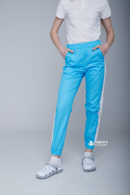 Women's medical trousers "Vanessa" sea wave (3399112) Women's medical trousers "Vanessa" sea wave (3399112) фото 3