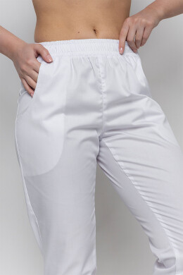 Джогери медичні жіночі Афіна. Білі. COTTON  (5436975) Джогери медичні жіночі Афіна. Білі. COTTON  (5436975) фото 2