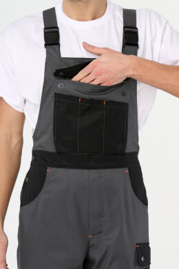 Suit worker "DIESEL" dark gray - semi-overalls and jacket (1282) Suit worker "DIESEL" dark gray - semi-overalls and jacket (1282) фото 8