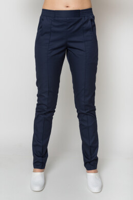 Christina+Br. skinny suit. COTTON. White / navy blue (5410107) Christina+Br. skinny suit. COTTON. White / navy blue (5410107) фото 4