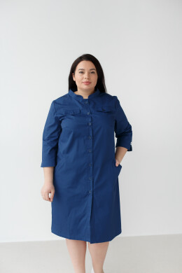 Women's medical gown Valerie blue +SIZE 156-322-677 (6625328) Women's medical gown Valerie blue +SIZE 156-322-677 (6625328) фото 5