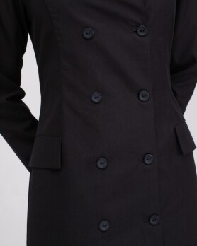 Medical gown women's Monica black 356-321-677 (6613589) Medical gown women's Monica black 356-321-677 (6613589) фото 6