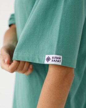 Medical T-shirt unisex green 453-396-730 (6613567) Medical T-shirt unisex green 453-396-730 (6613567) фото 7