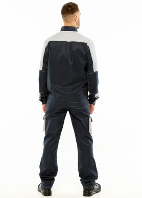 Suit worker "ULTRA" blue - semi-overalls with a jacket (1236) Suit worker "ULTRA" blue - semi-overalls with a jacket (1236) фото 5