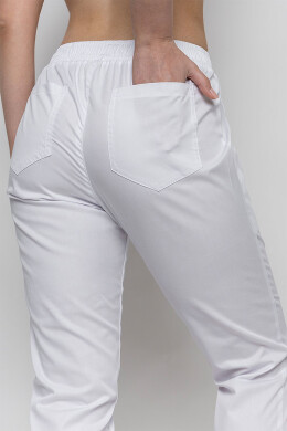 Джогери медичні жіночі Афіна. Білі. COTTON  (5436975) Джогери медичні жіночі Афіна. Білі. COTTON  (5436975) фото 7