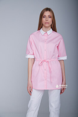 Women's medical blouse "Daria" pink (3399106) Women's medical blouse "Daria" pink (3399106) фото 6