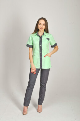 Costume Olga + Br. skinny. COTTON. Salad / asphalt (544666) Costume Olga + Br. skinny. COTTON. Salad / asphalt (544666) фото 1