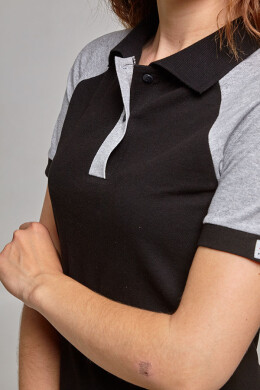 POLO raglan dress. Black / light grey (544614) POLO raglan dress. Black / light grey (544614) фото 4