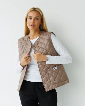 Medical insulated vest for women Oslo mocha 521-421-679 (6637733) Medical insulated vest for women Oslo mocha 521-421-679 (6637733) фото 1