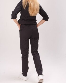 Медицинский костюм женский Элизабет черный 441-321-679 (6613363) Медицинский костюм женский Элизабет черный 441-321-679 (6613363) фото 2