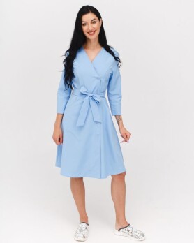 Medical gown for women Provence blue 178-333-677 (6613946) Medical gown for women Provence blue 178-333-677 (6613946) фото 1