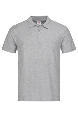 Men's polo shirt with short sleeves "STEDMAN" ST3000 GYH gray (511376) Men's polo shirt with short sleeves "STEDMAN" ST3000 GYH gray (511376) фото 1