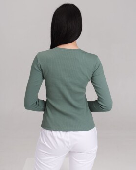 Women's Medical Longsleeve in welted dark olive 392-483-901 (6613458) Women's Medical Longsleeve in welted dark olive 392-483-901 (6613458) фото 2