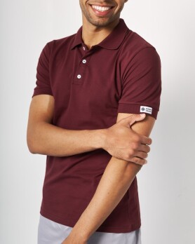 Men's medical polo cherry 148-416-677 (6613763) Men's medical polo cherry 148-416-677 (6613763) фото 5