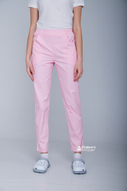 Women's medical trousers "Francesca" pink (3399101) Women's medical trousers "Francesca" pink (3399101) фото 5