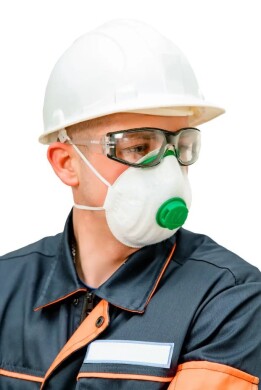 Микрон-Ф (К) полумаска (формованная) с клапаном FFP1 (221747) фото 1