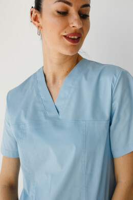 Women's medical suit Topaz azure Elite Stretch 488-333-708 / 492-333-705 (6624456) Women's medical suit Topaz azure Elite Stretch 488-333-708 / 492-333-705 (6624456) фото 3