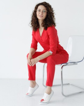 Medical suit women's Shanghai red 139-339-704 (6613240) Medical suit women's Shanghai red 139-339-704 (6613240) фото 1