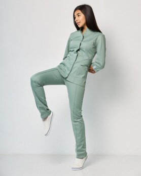 Medical suit for women Sakura olive 124-327-678 (6613322) Medical suit for women Sakura olive 124-327-678 (6613322) фото 2