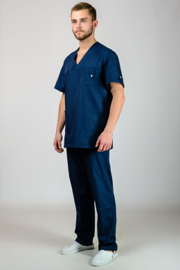 Suit K-33-1. COTTON. Unisex Dark blue (544757) Suit K-33-1. COTTON. Unisex Dark blue (544757) фото 9
