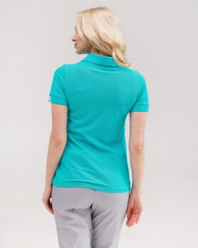 Medical Polo for women mint with embroidered Lips 147-332-635 (6613397) Medical Polo for women mint with embroidered Lips 147-332-635 (6613397) фото 3