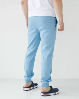 Medical pants men's joggers stretch blue 504-333-730 (6637783) Medical pants men's joggers stretch blue 504-333-730 (6637783) фото 2